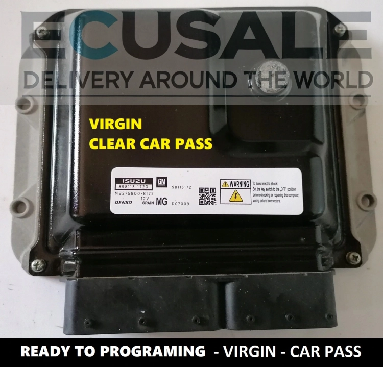 ECU 98113172 MG MB275800-8172  OPEL CALCULATEUR