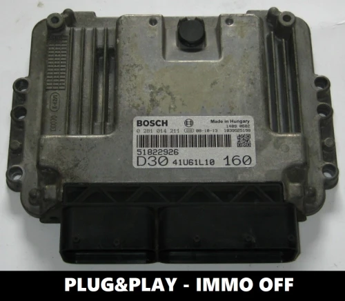 51822926 0281014211 calculateur moteur Bosch Fiat Ducato 3.0