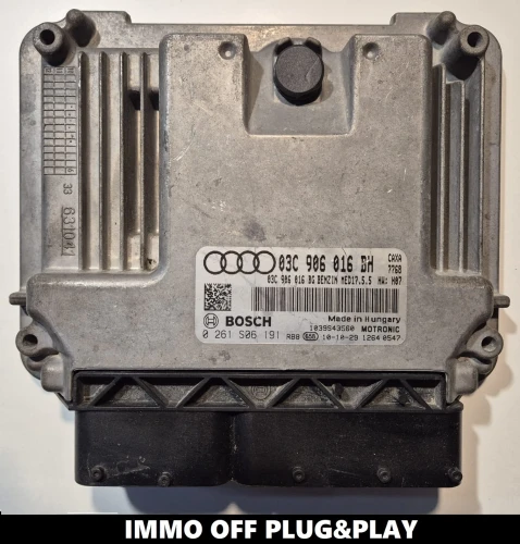 03C906016BH 0261S06191 calculateur moteur Bosch MED17.5.5 Audi A1 1.4 TFSI